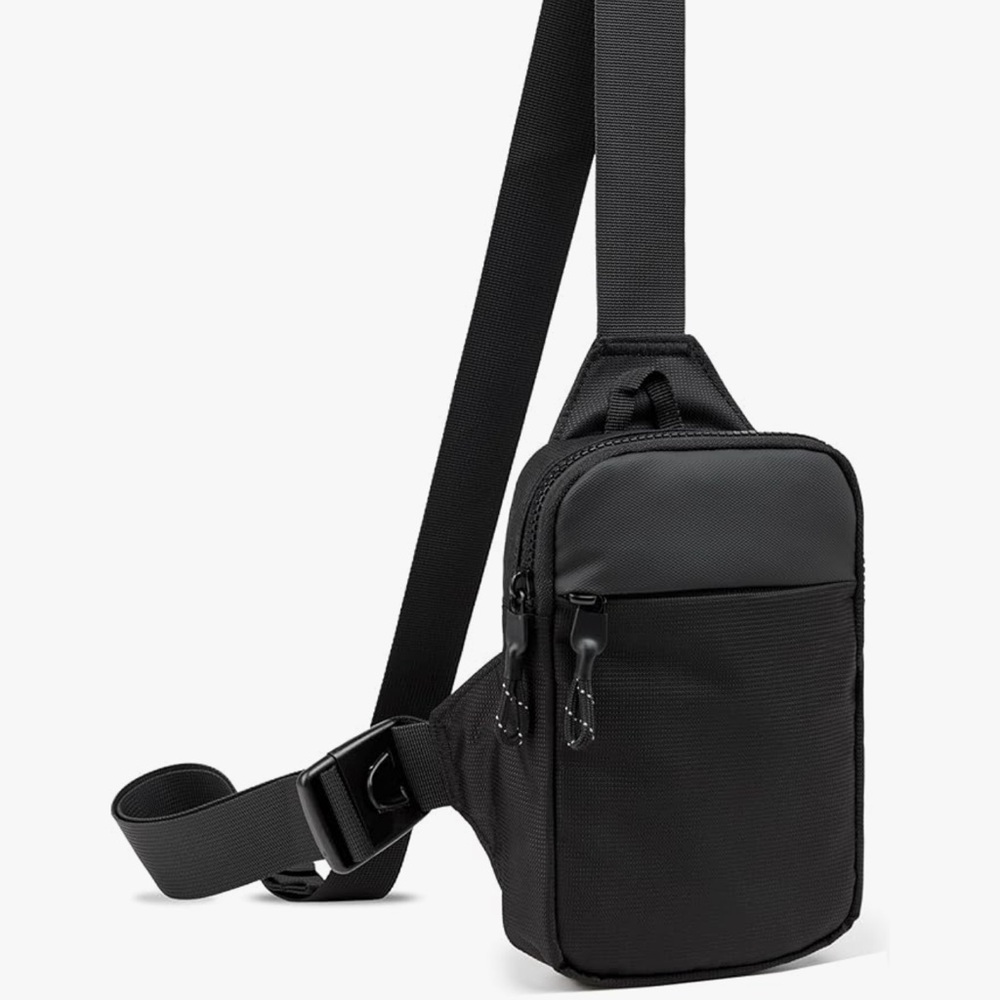 SOLD Black Sling Bag Chest Pack Crossbody
